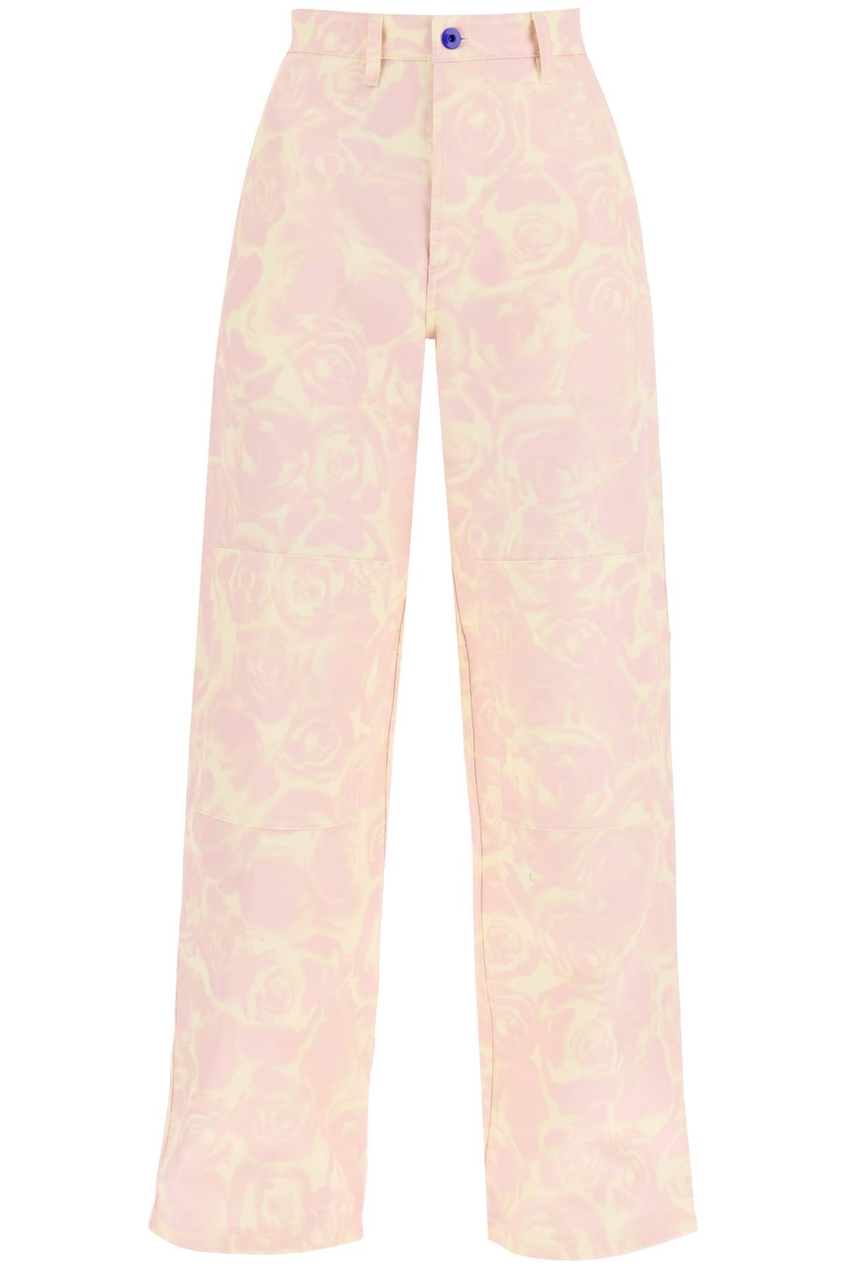 Burberry Rose Print Pants