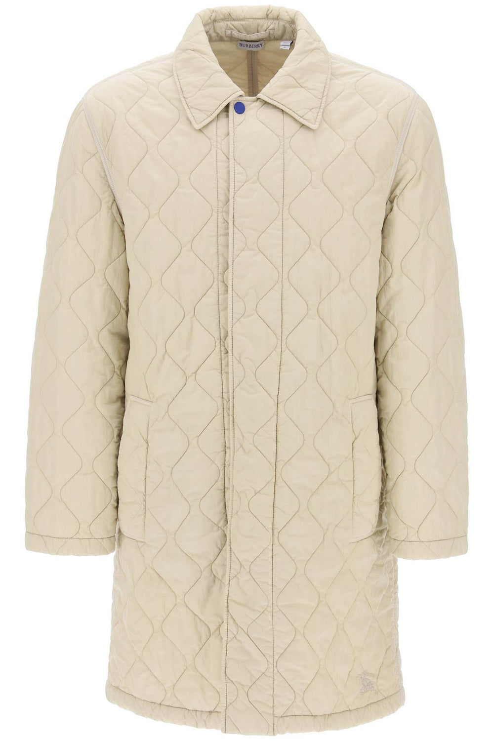 Burberry Quilted Nylon Midi Car Coat