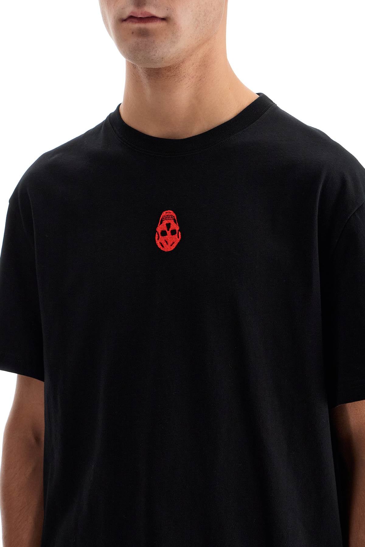 Alexander Mcqueen Skull Embroidered T-Shirt