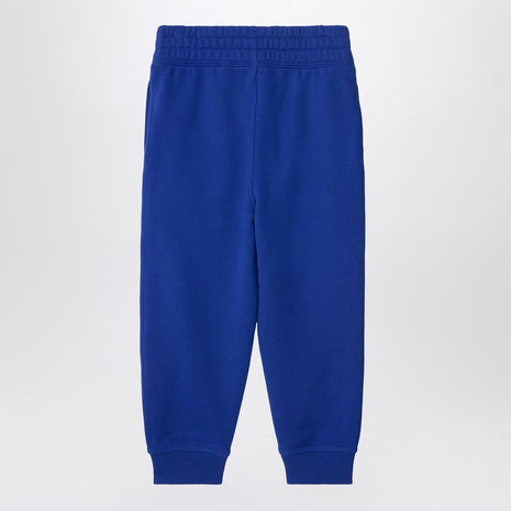 Burberry Electric Blue Jogging Trousers With EKD Logo