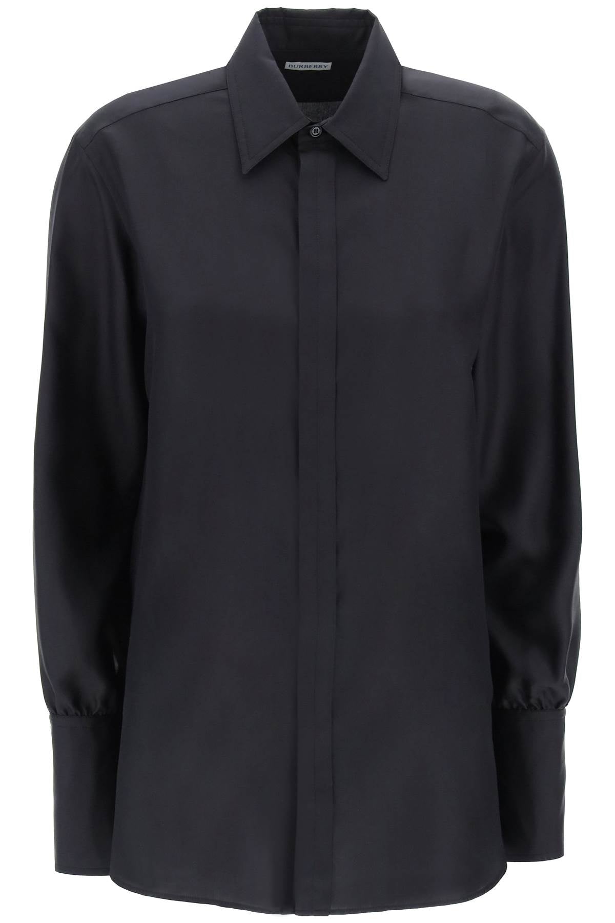 Burberry Long-Sleeved Silk Shirt