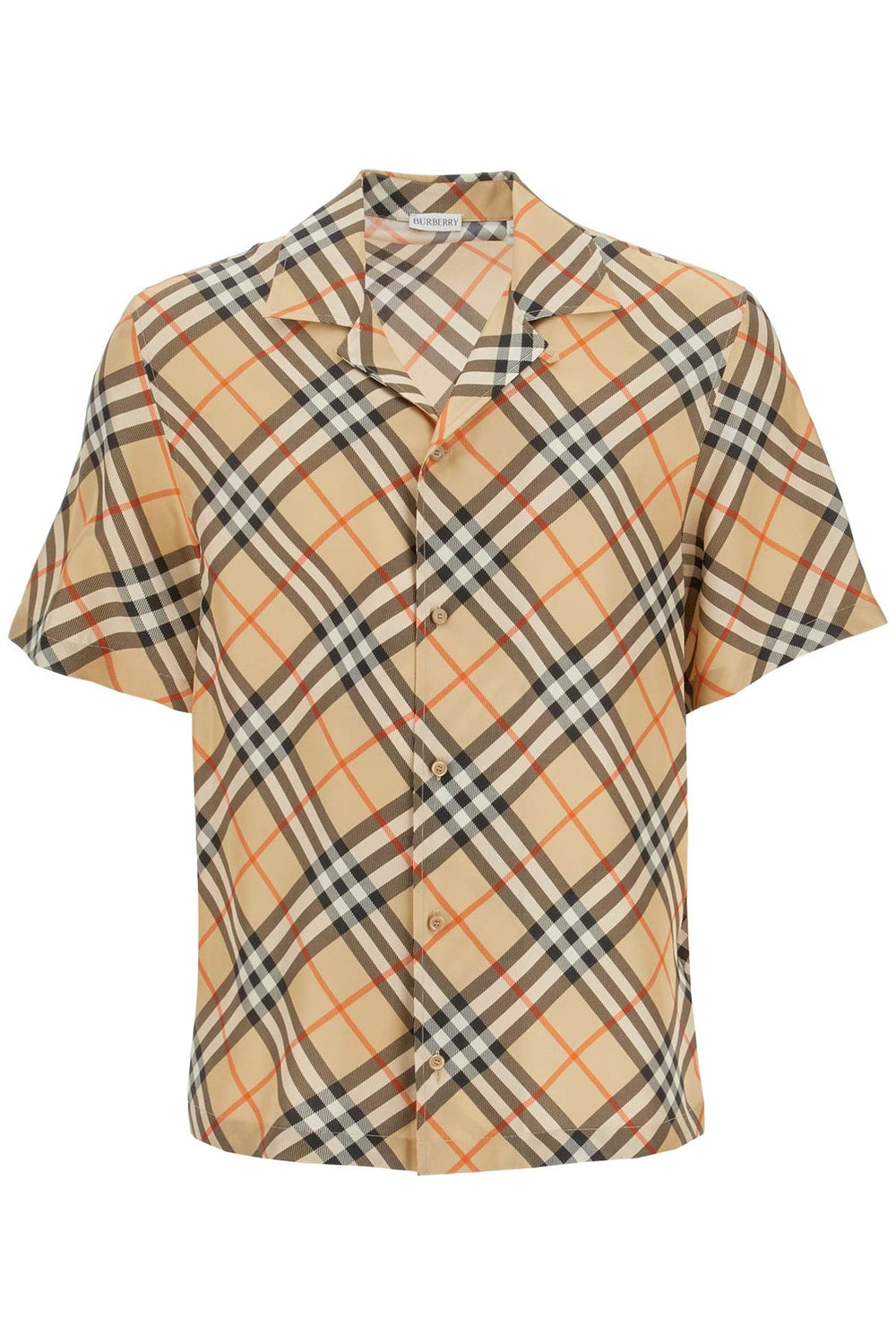 Burberry Check Silk Shirt