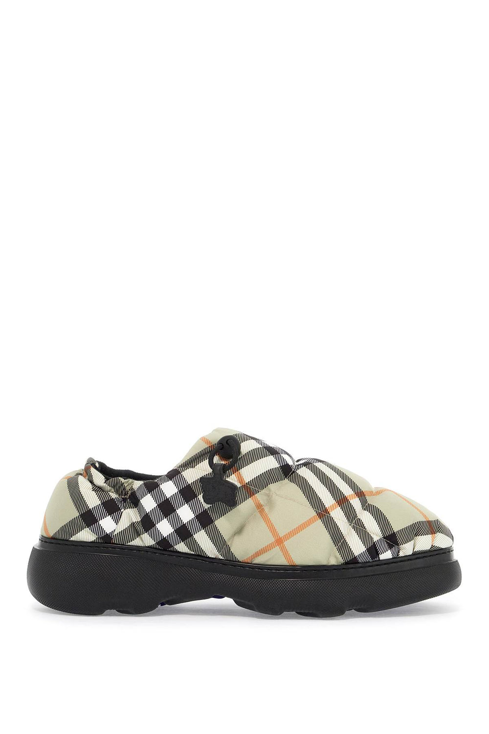 Burberry Check Nylon Mules