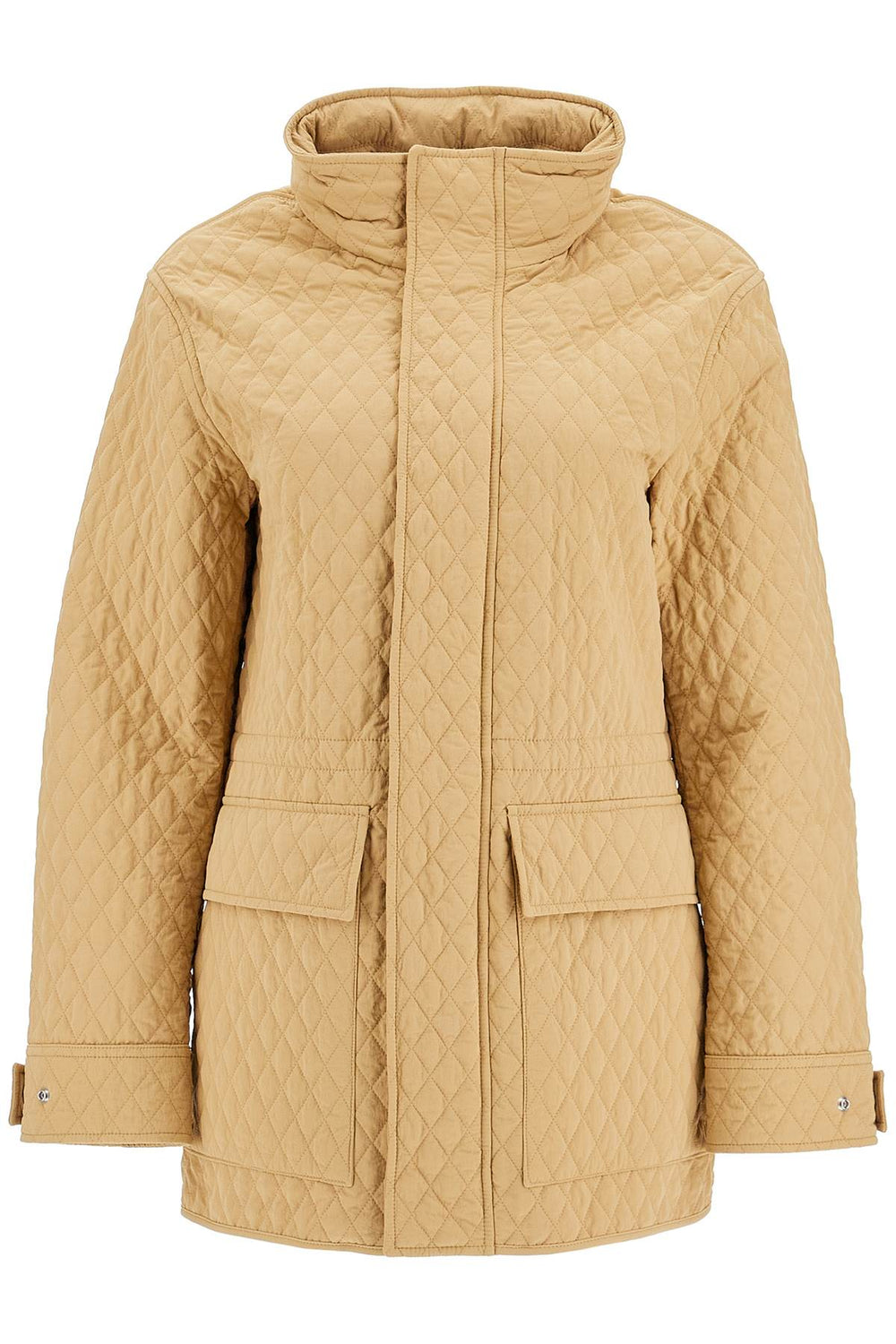 Burberry Hooded Quilted Nylon Jacket