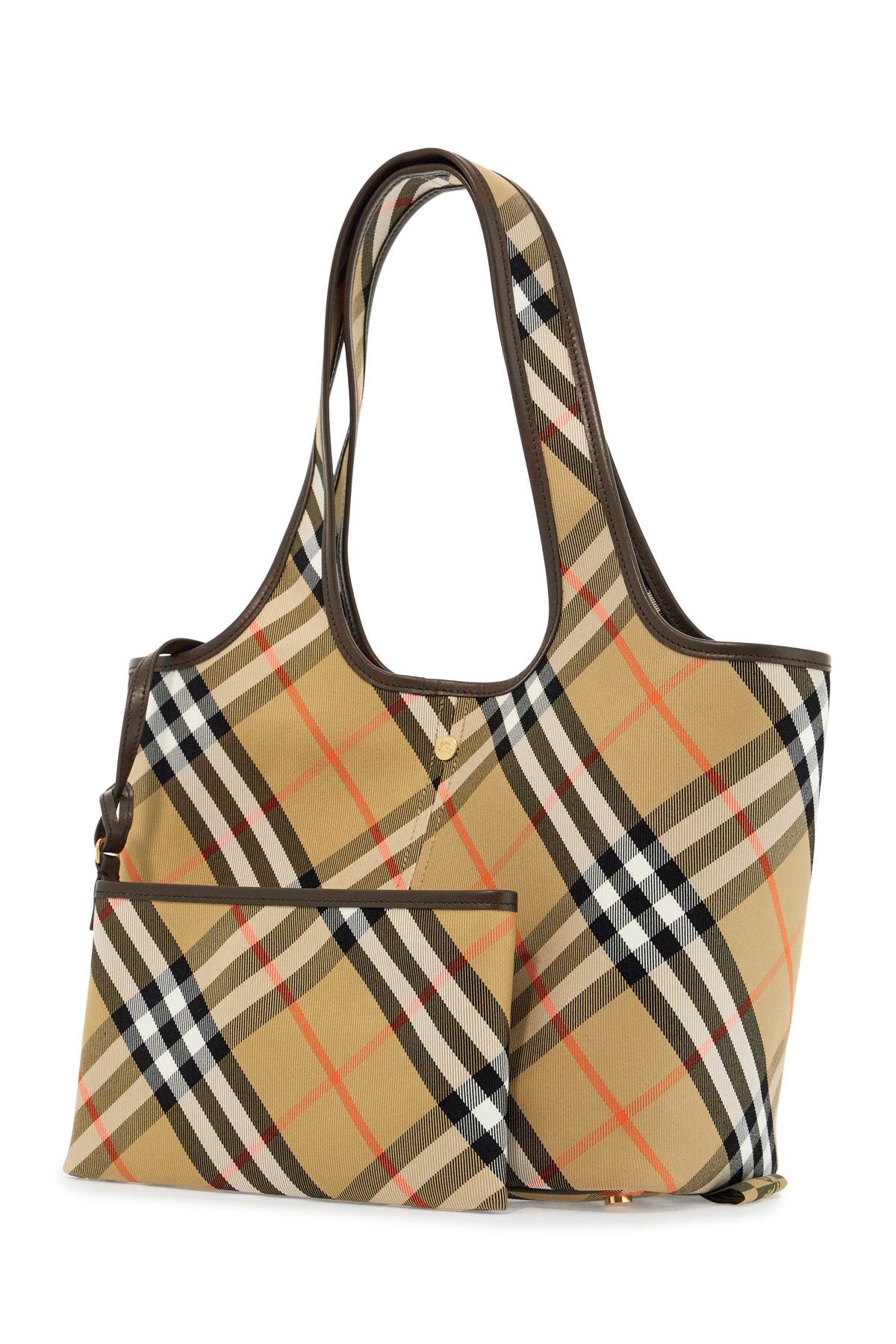 Burberry Check Small Tote Bag