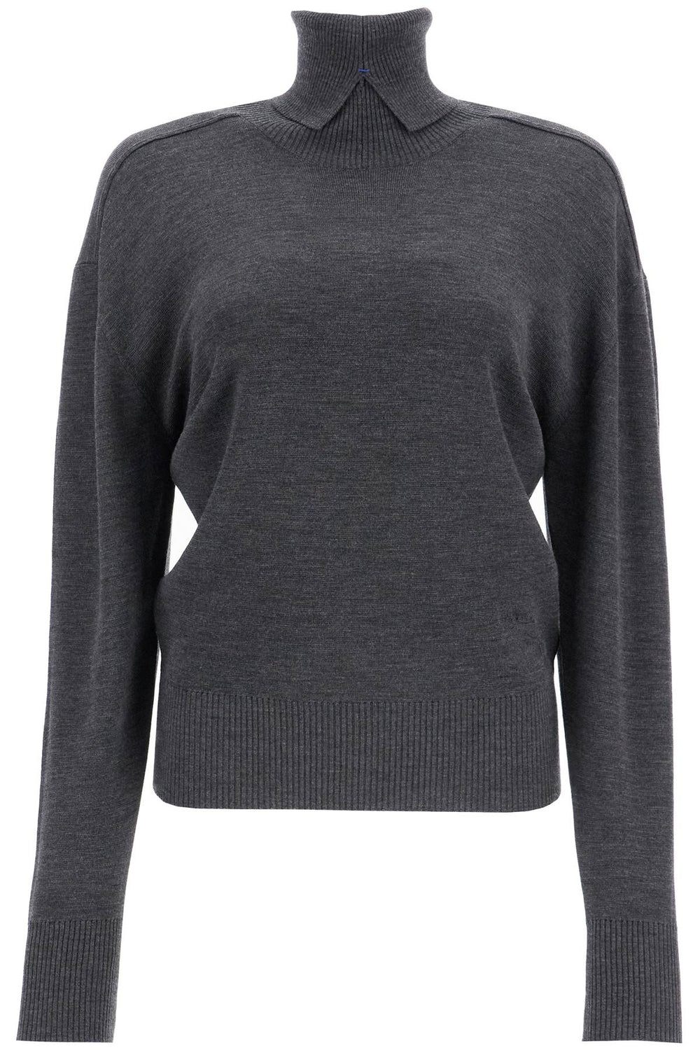 Burberry High Neck Wool Sweater