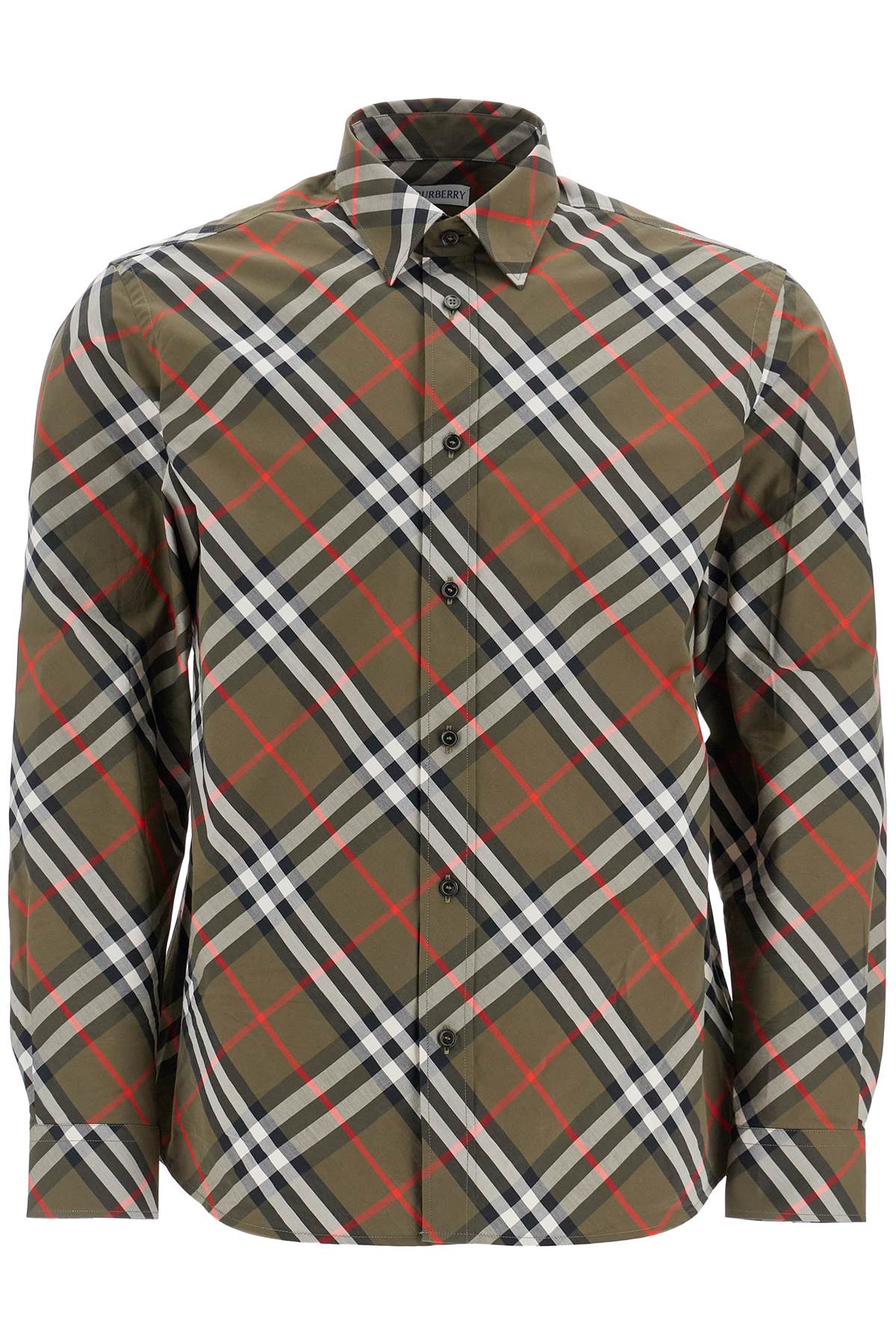 Burberry Check Cotton Regular Fit Shirt