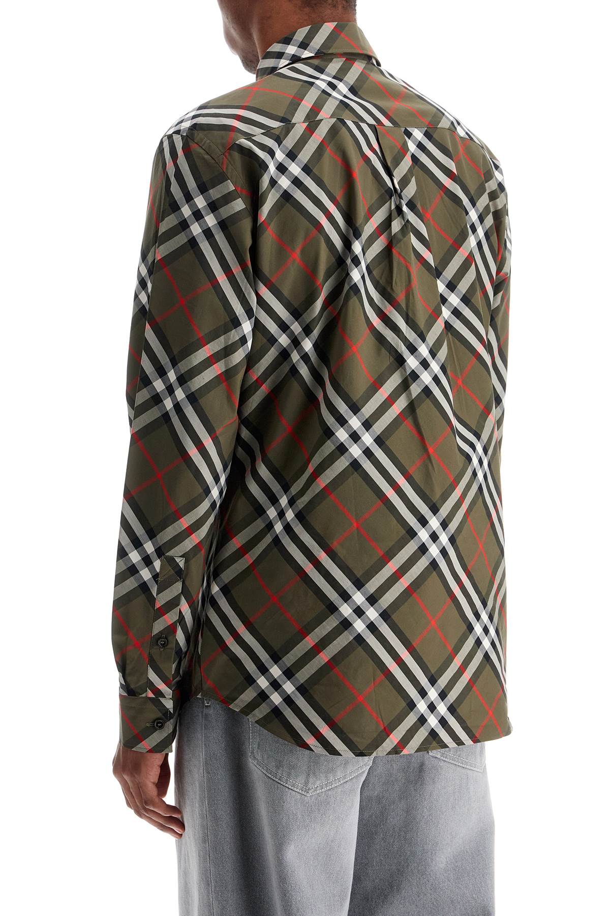 Burberry Check Cotton Regular Fit Shirt