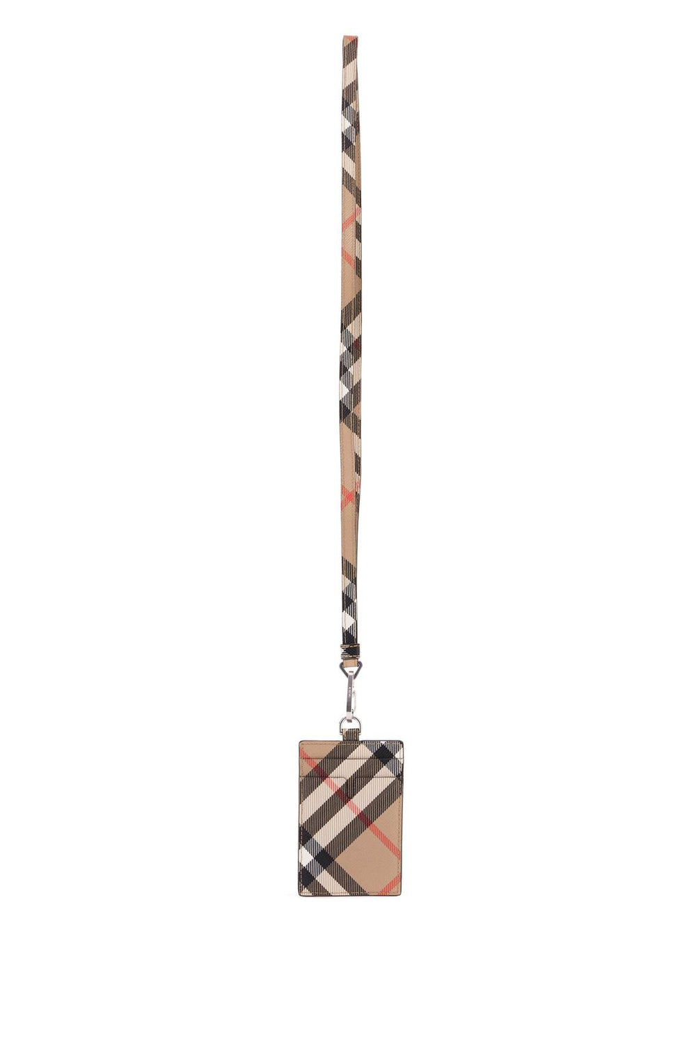 Burberry Check Lanyard Card Holder