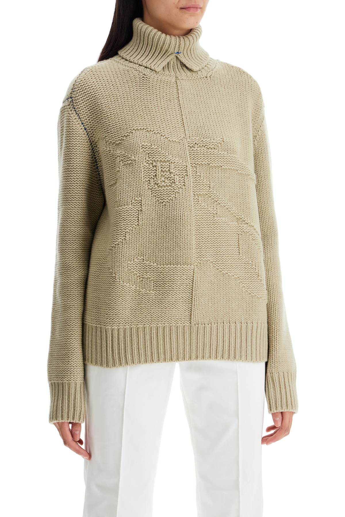 Burberry EKD High Neck Cashmere Sweater