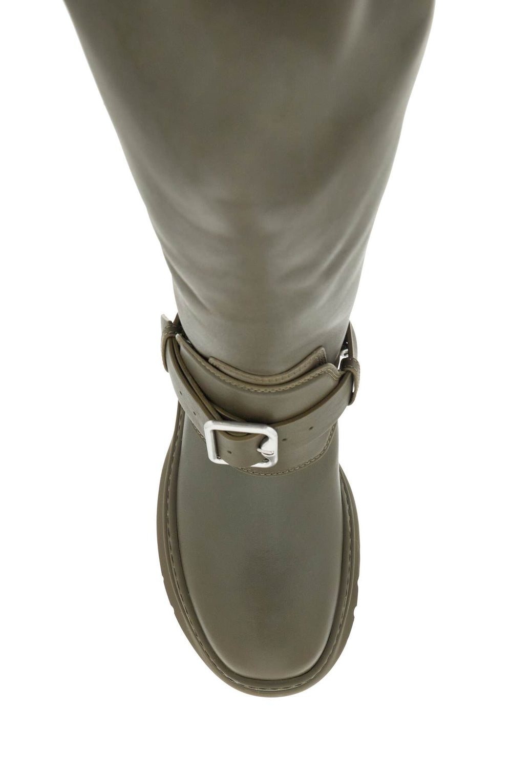 Burberry Equestrian Leather Riding Boots