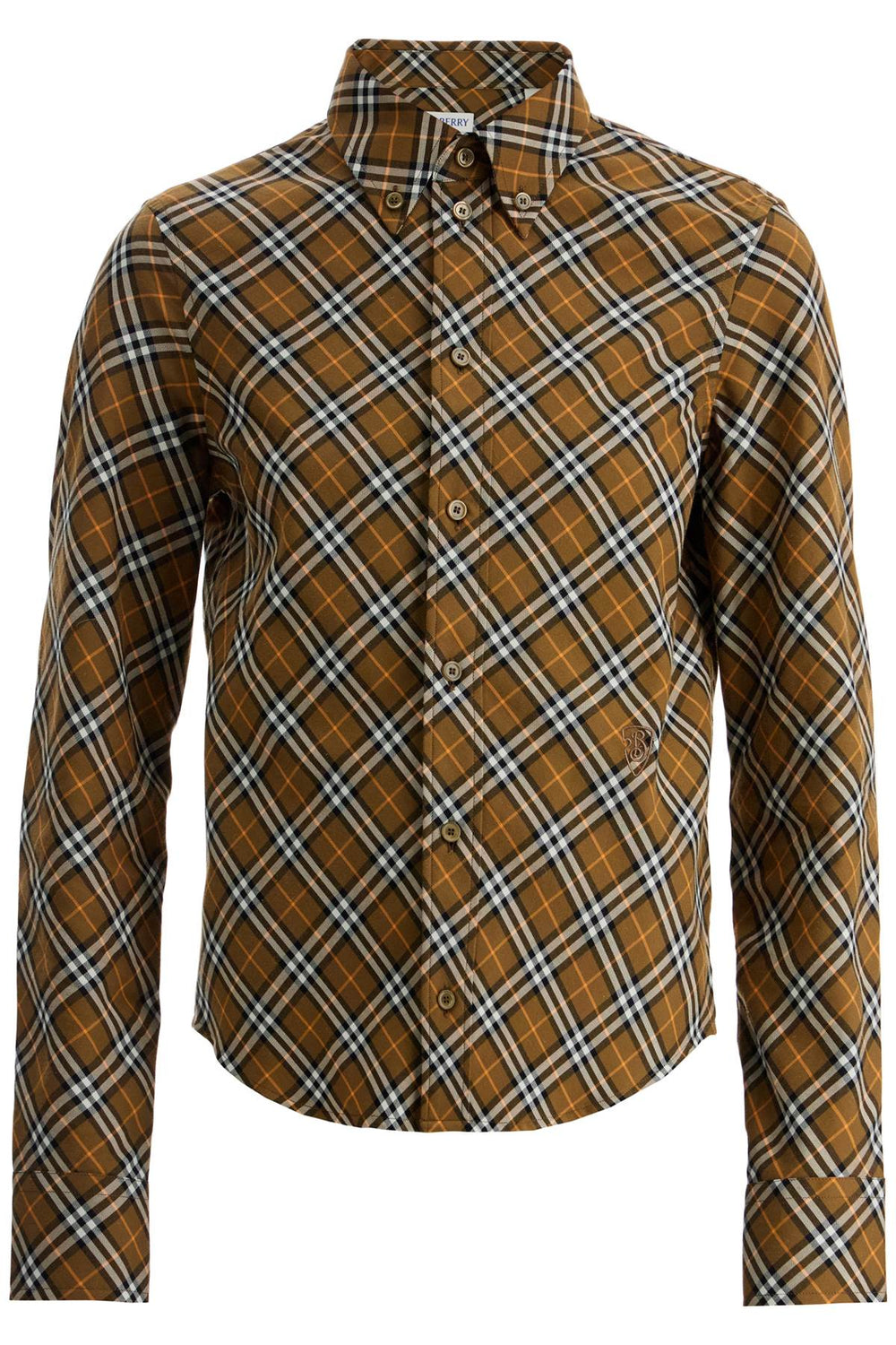 Burberry Check Button Down Shirt