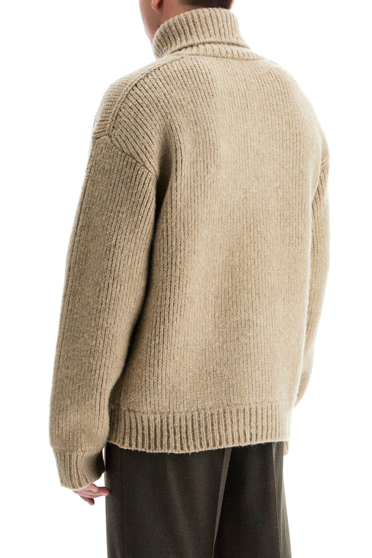 Burberry High-neck Wool And Cashmere Pullover Sweater