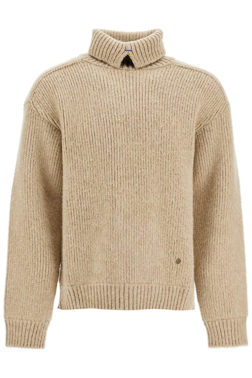 Burberry High-neck Wool And Cashmere Pullover Sweater