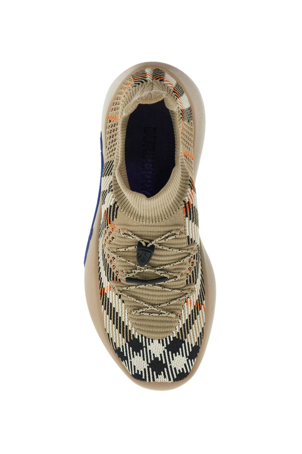 Burberry Check Knit Neptune Sneakers