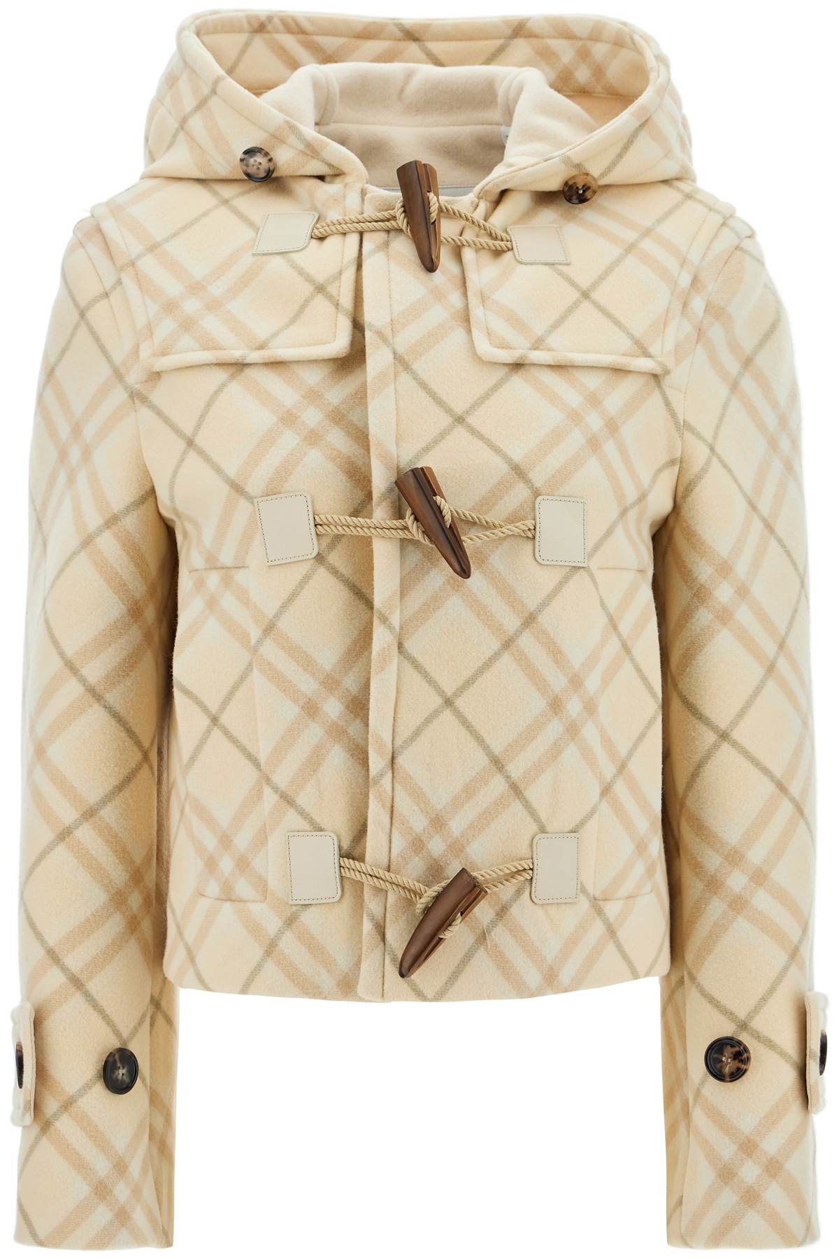 Burberry Montgomery Cropped Wool-Cashmere Jacket