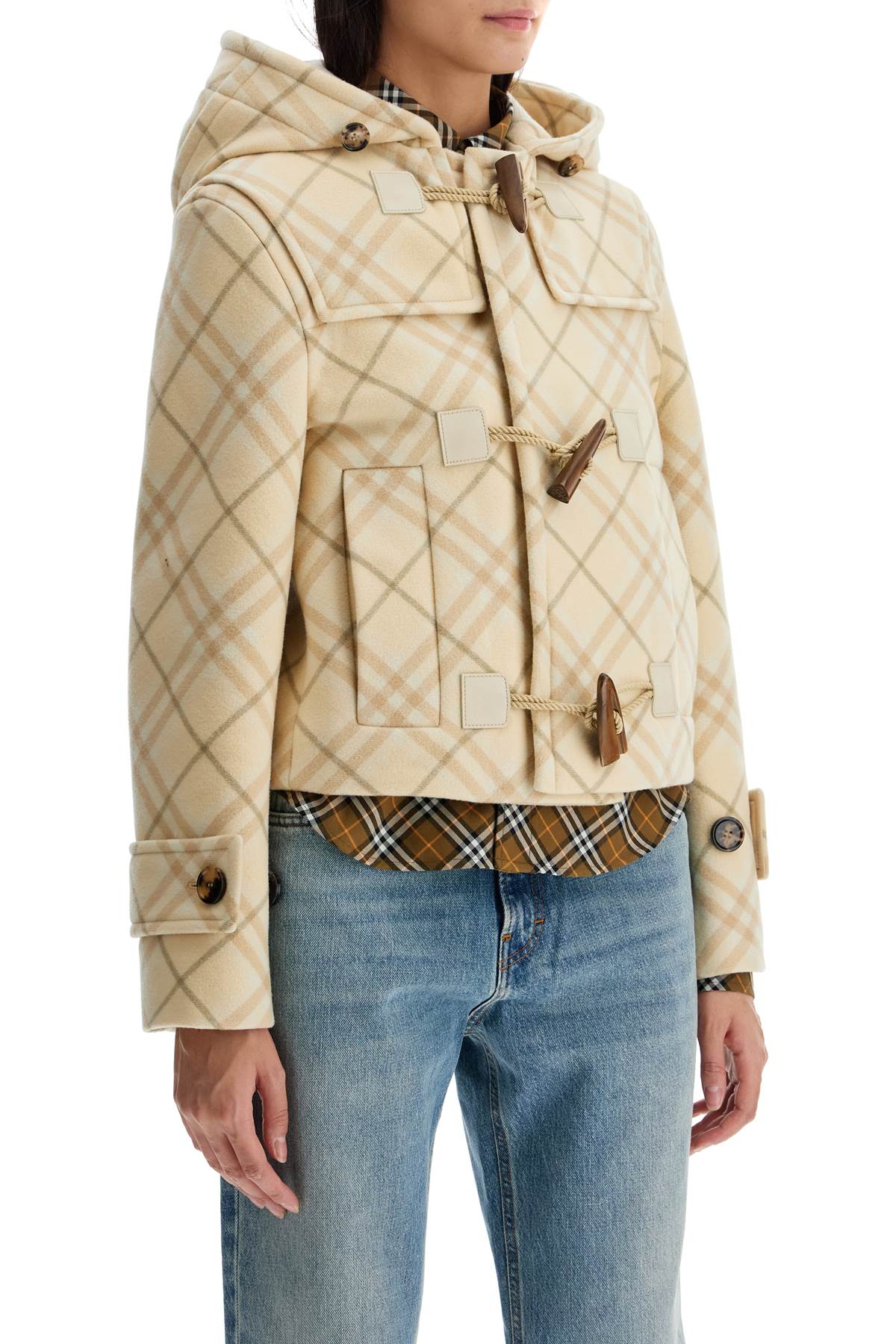 Burberry Montgomery Cropped Wool-Cashmere Jacket