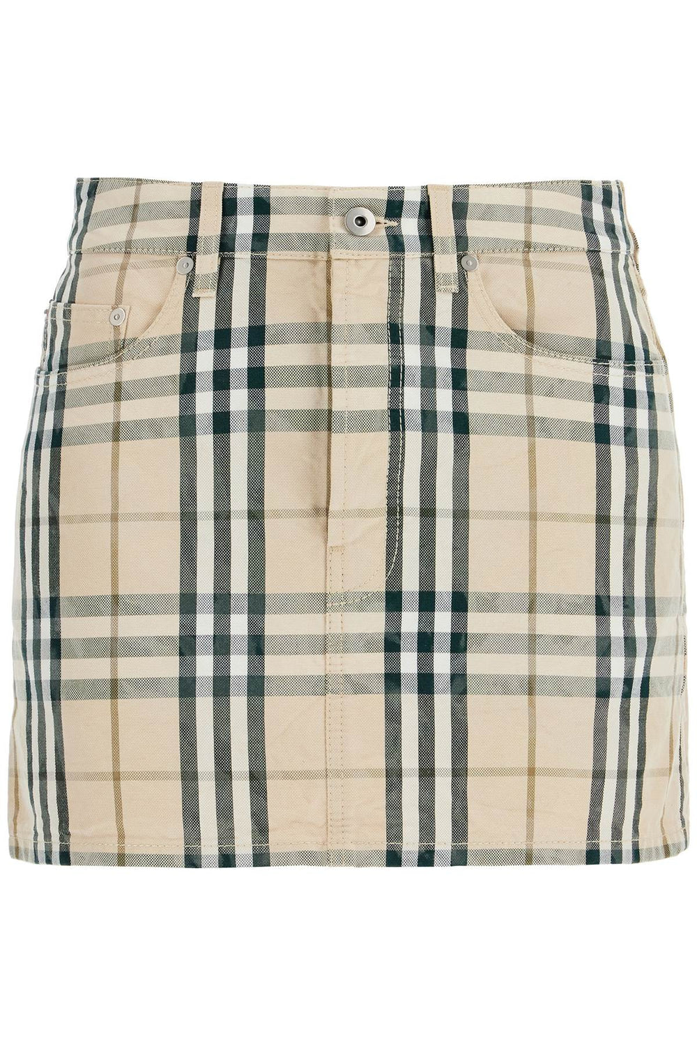 Burberry Check Mini Skirt