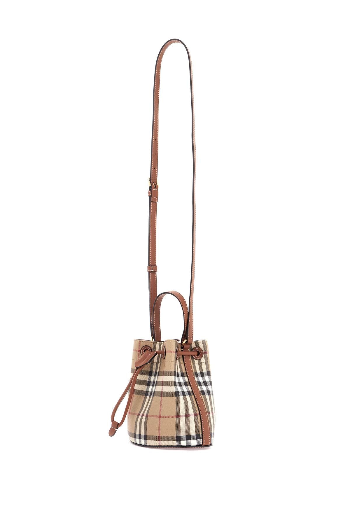 Burberry Check Mini Bucket Bag