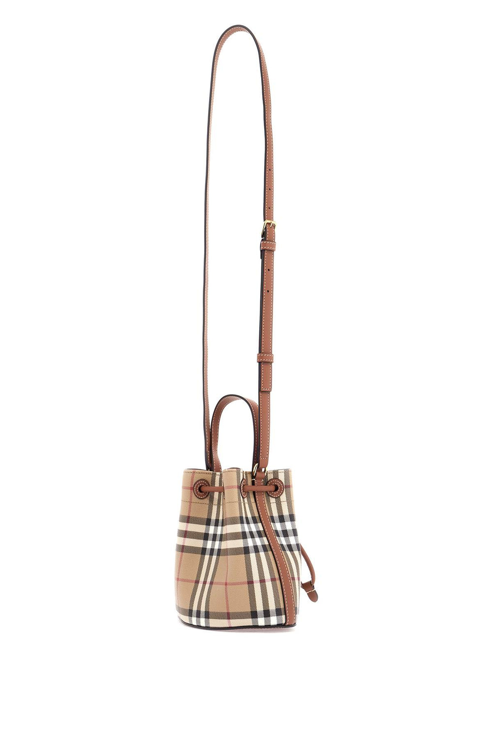 Burberry Check Mini Bucket Bag