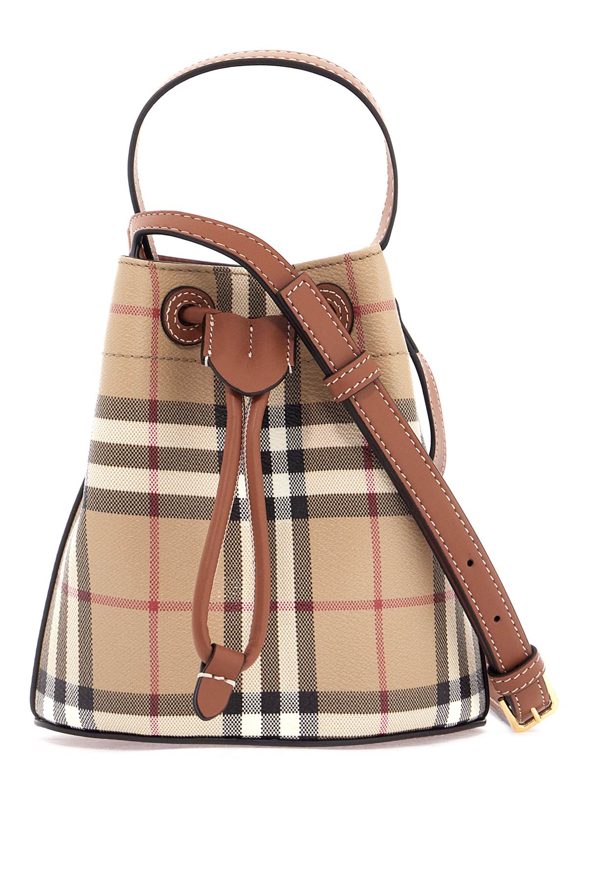 Burberry Check Mini Bucket Bag