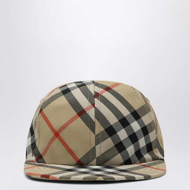 Burberry Kids' Check Pattern Baseball Cap