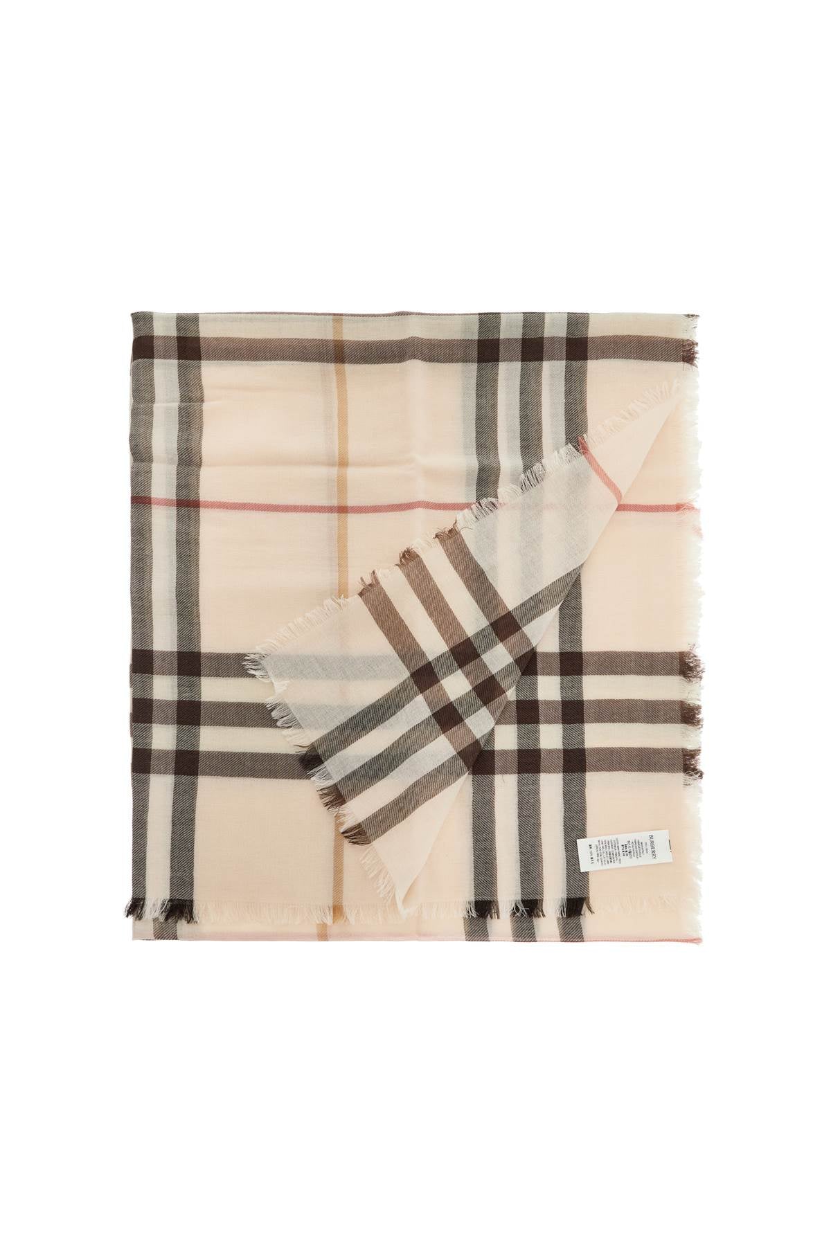 Burberry Check Wool Scarf