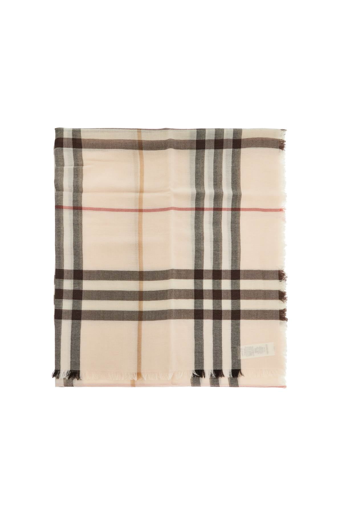 Burberry Check Wool Scarf