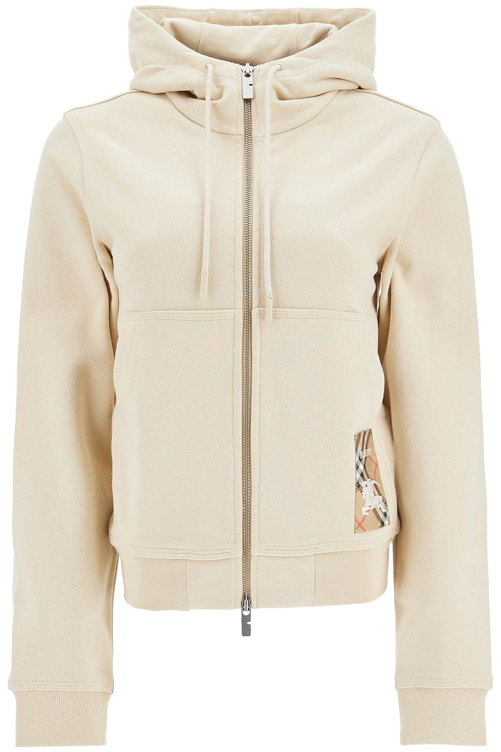 Burberry Hooded Full Zip Sweatshirt