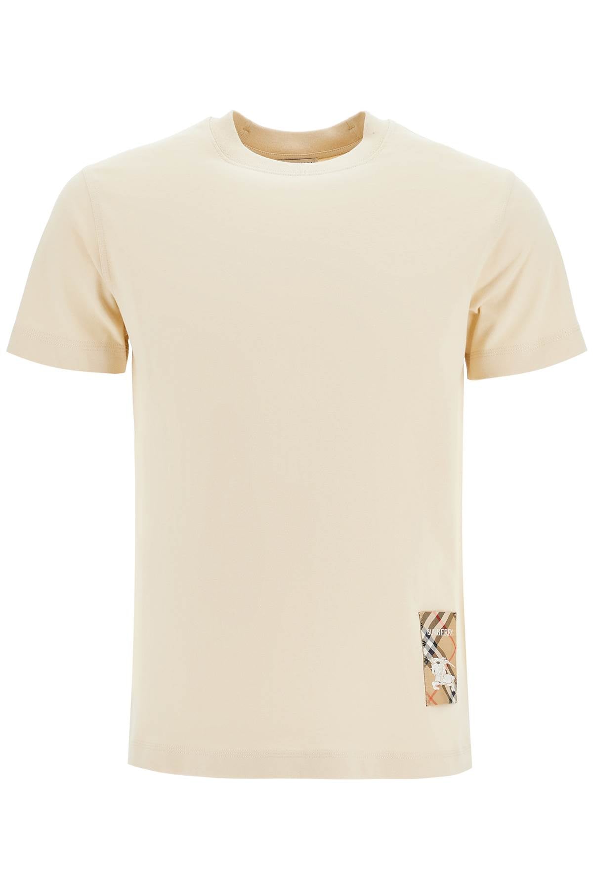 Burberry Check Label Slim Fit T-Shirt