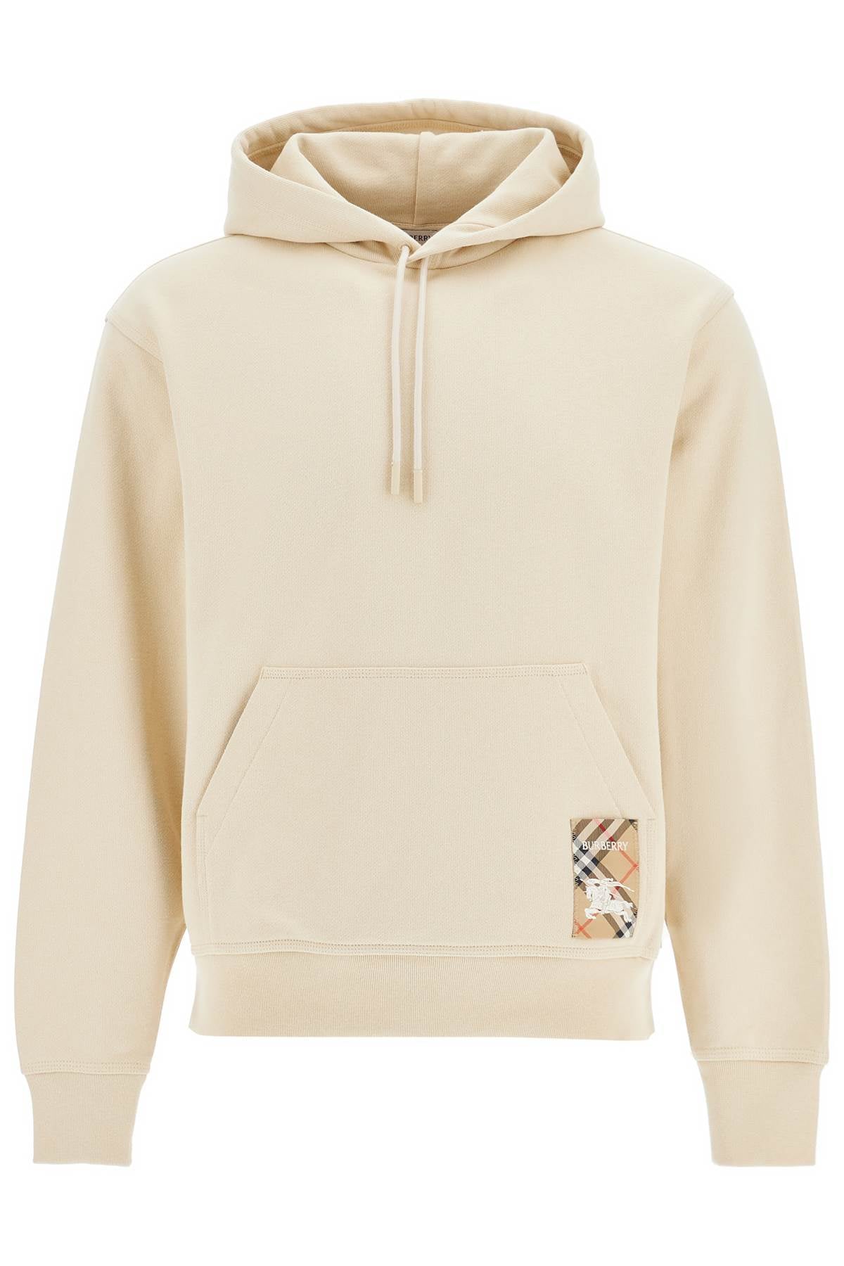 Burberry Check Label Hoodie