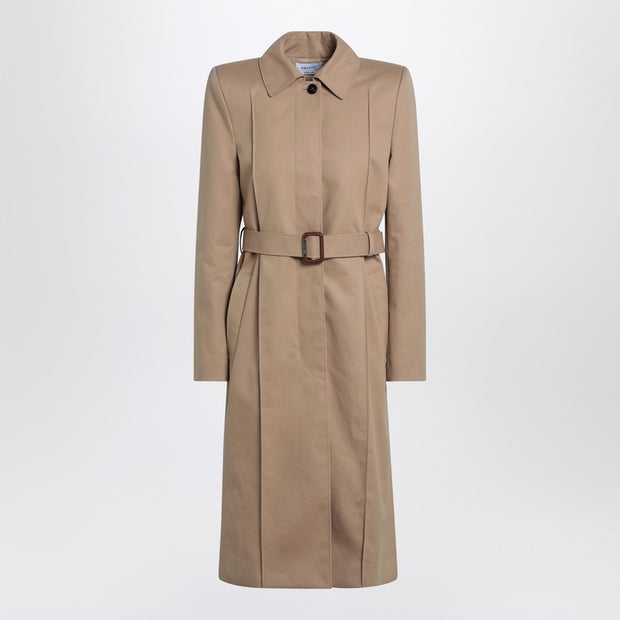 Alexander McQueen Beige Trench Coat With Belt