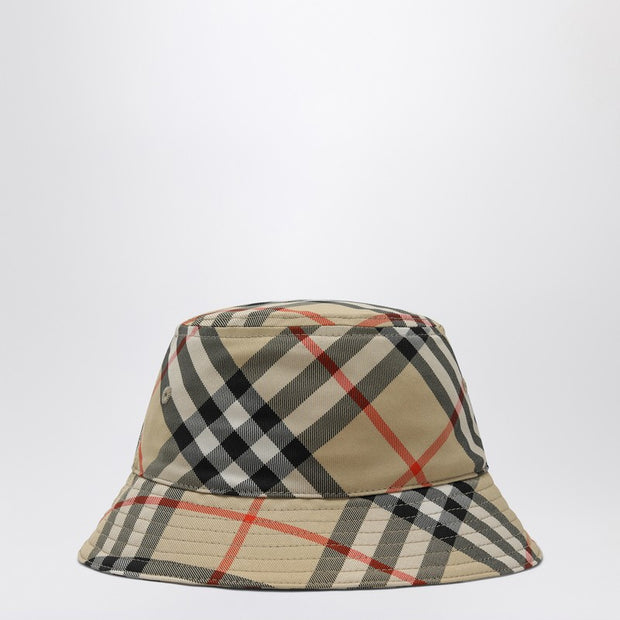Burberry Kids' Fisherman''s Hat With Check Pattern