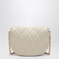Burberry Ivory Quilted Rocking Horse Crossbody Bag