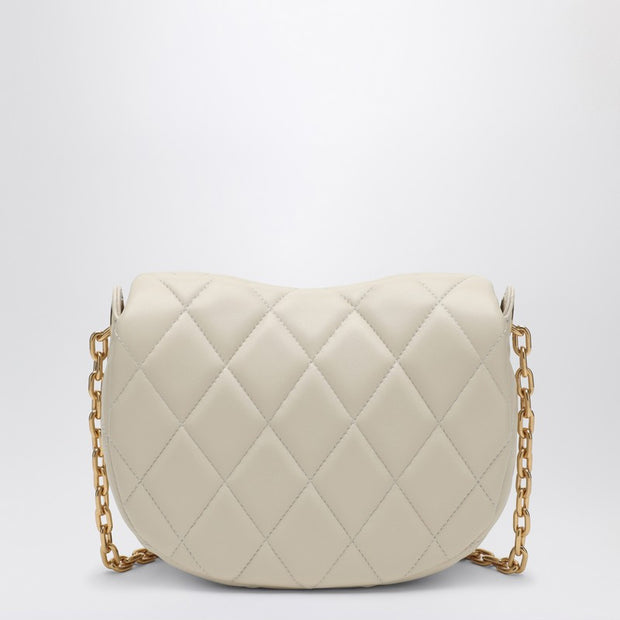 Burberry Ivory Quilted Rocking Horse Crossbody Bag