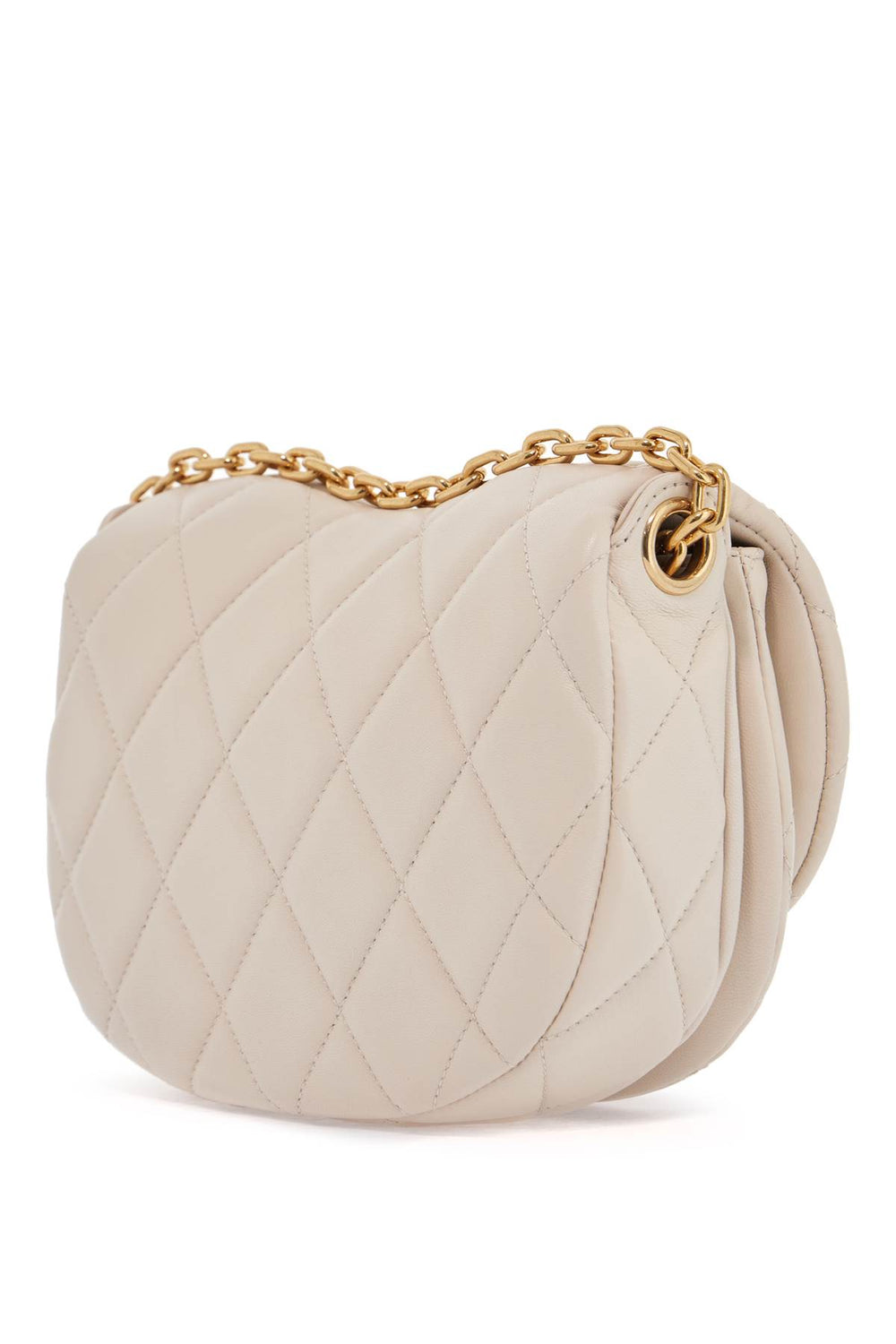 Burberry Small Beige Quilted Leather Bag