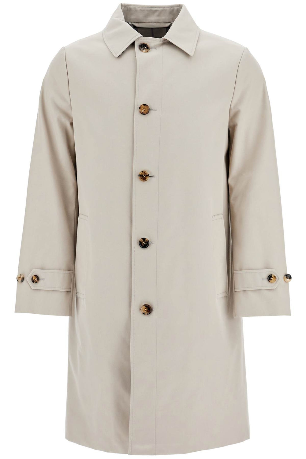 Burberry Cotton Blend Car Coat