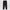 Burberry Kids' Black Jogging Trousers With Check Motif Detail