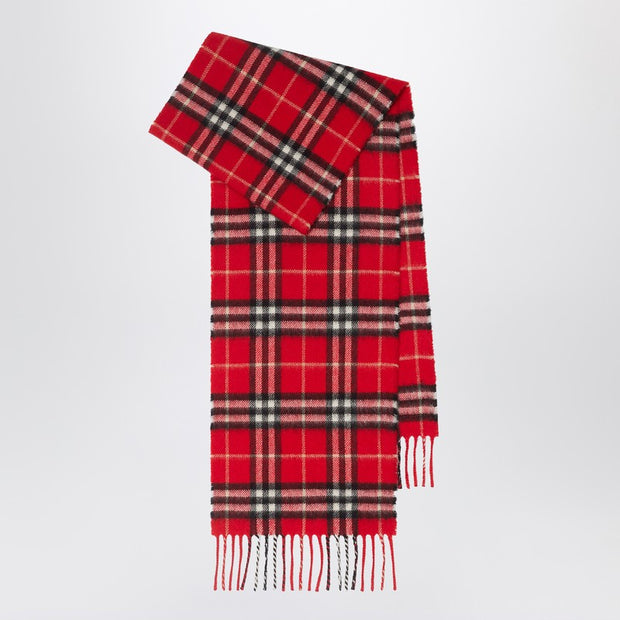 Burberry Kids' Cashmere Scarf With Check Pattern
