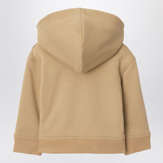 Burberry Kids' Beige Cotton Terry Zip Sweatshirt