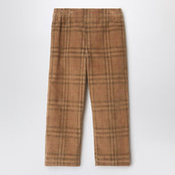 Burberry Kids' Check-pattern Trousers In Corduroy