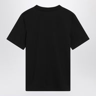 Burberry Black T-shirt With Equestrian Knight Design