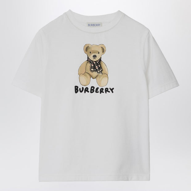 Burberry Kids' White T-shirt With Thomas Bear And Friends