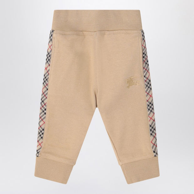 Burberry Kids' Beige Cotton Sponge Effect Pants