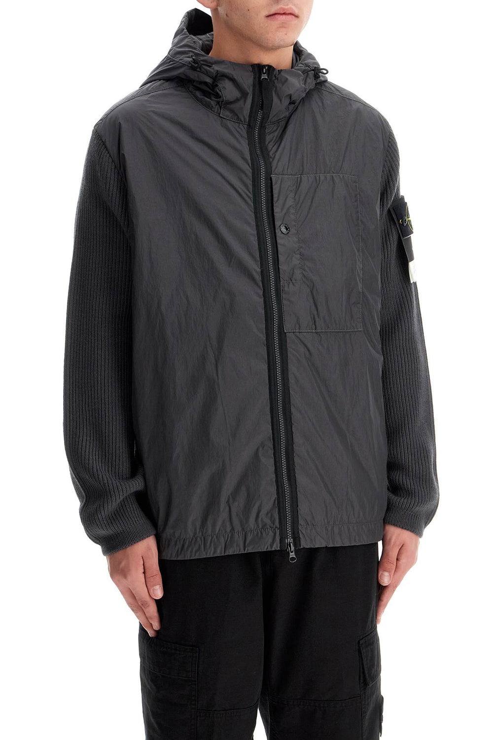 Stone Island Hybrid Hooded Jacket