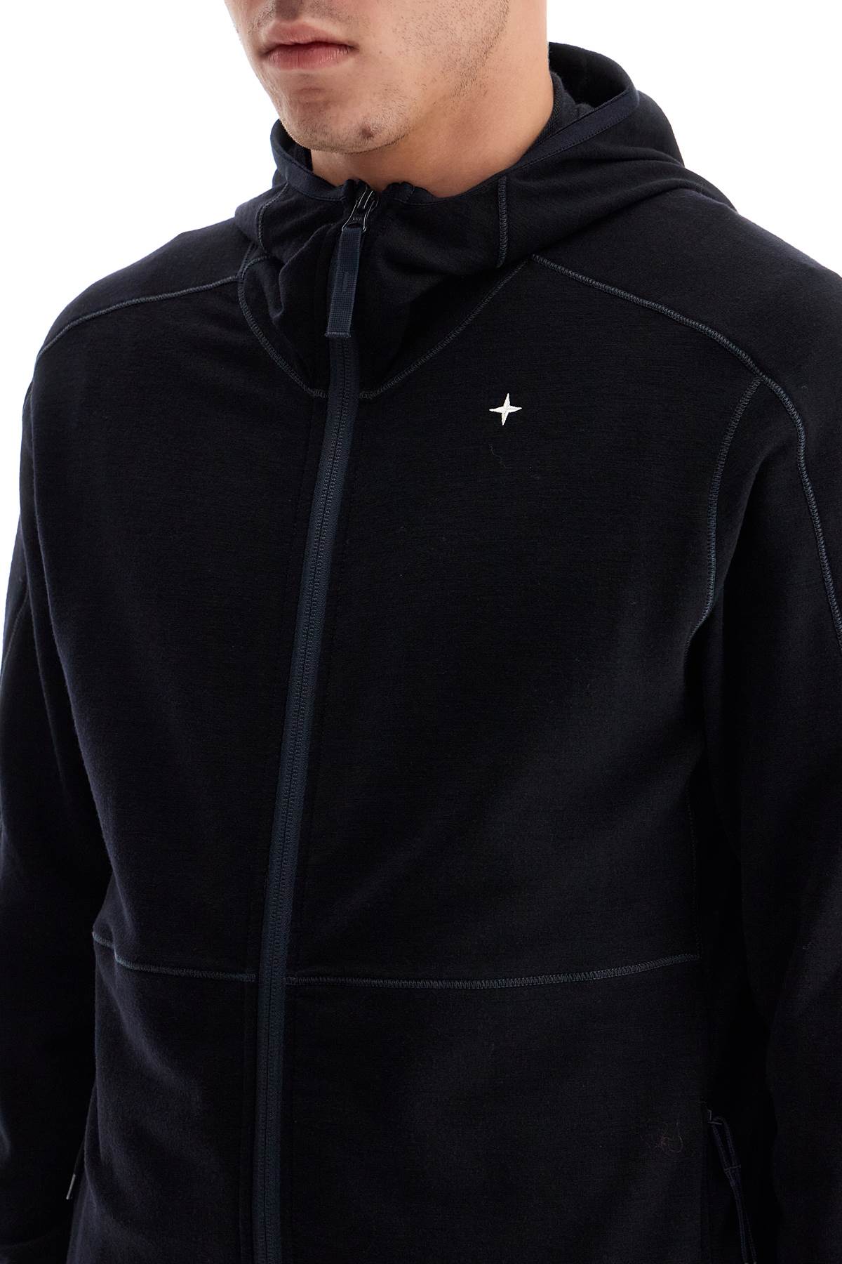 Stone Island Stellina Zip-Up Sweatshirt