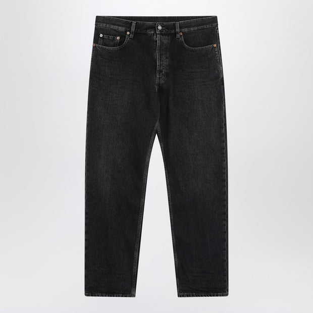 Saint Laurent Mick Jeans In Black Denim