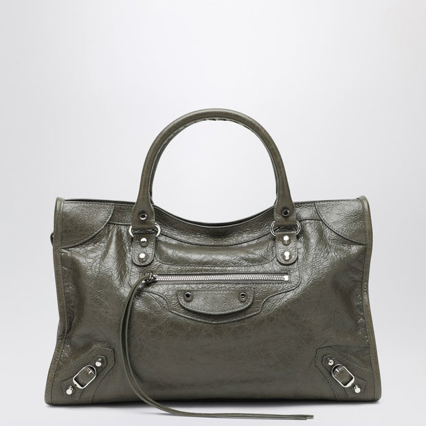 Balenciaga Le City Medium Bag Army Green
