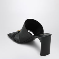 Balenciaga Black Leather Bel Air Sandals