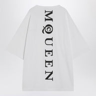 Alexander McQueen White Oversized T-shirt With Logo
